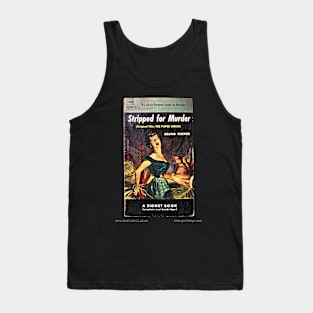 STRIPPED FOR MURDER by Bruno Fischer Tank Top